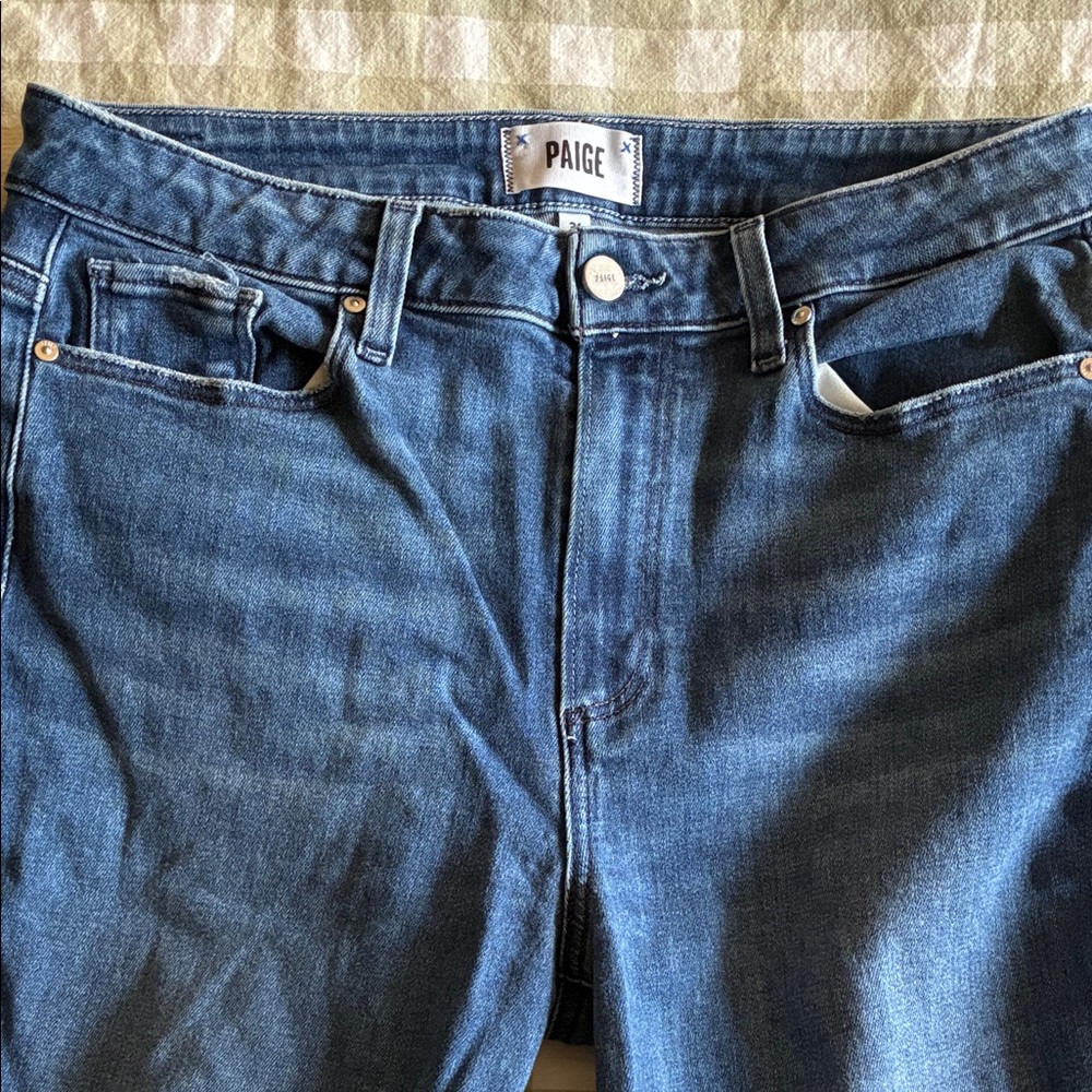Dark Wash Flare Paige Jeans